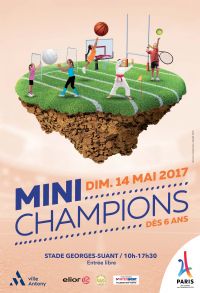 Les mini-champions. Le dimanche 14 mai 2017 à ANTONY. Hauts-de-Seine.  10H00